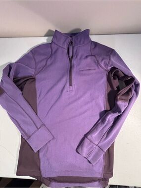Outfitter Trading Co Purple Long Sleeve Pullover with Breckenridge emblem